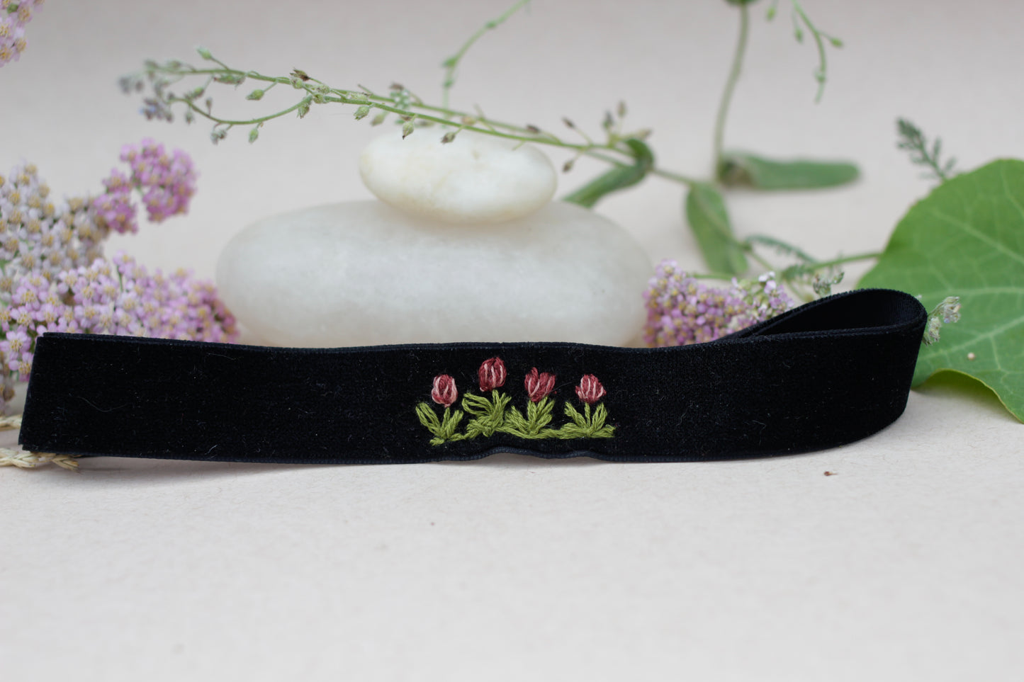 Midnight Tulip Choker